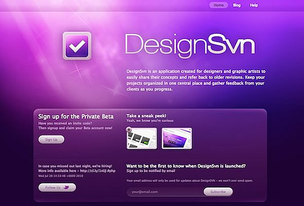 网页设计灵感来源--紫色系(图7)